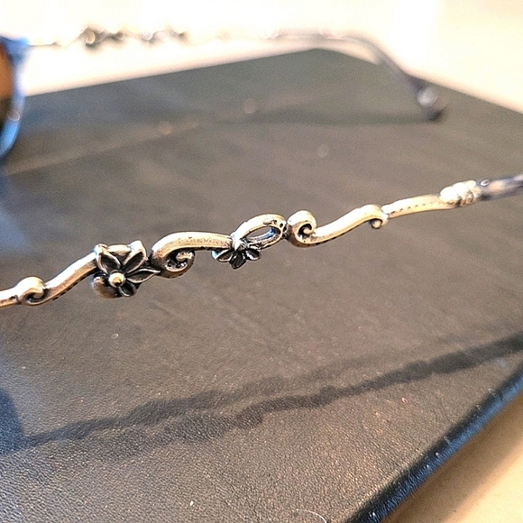 COPY - Vintage Blue Tortoise and Silver Cat Eye S… - Picture 3 of 8